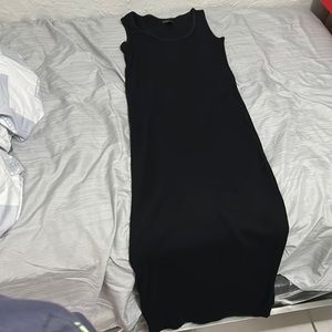 Black maxi dress